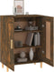 vidaXL - Dressoir - 69,5x34x90 - cm - bewerkt - hout - gerookt - eikenkleurig
