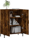 vidaXL - Dressoir - 69,5x34x90 - cm - bewerkt - hout - gerookt - eikenkleurig