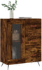 vidaXL - Dressoir - 69,5x34x90 - cm - bewerkt - hout - gerookt - eikenkleurig