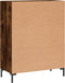 vidaXL - Dressoir - 69,5x34x90 - cm - bewerkt - hout - gerookt - eikenkleurig