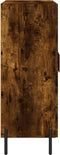vidaXL - Dressoir - 69,5x34x90 - cm - bewerkt - hout - gerookt - eikenkleurig