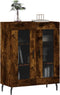 vidaXL - Dressoir - 69,5x34x90 - cm - bewerkt - hout - gerookt - eikenkleurig