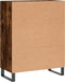 vidaXL - Dressoir - 69,5x34x90 - cm - bewerkt - hout - gerookt - eikenkleurig