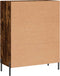 vidaXL - Dressoir - 69,5x34x90 - cm - bewerkt - hout - gerookt - eikenkleurig