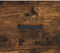 vidaXL - Dressoir - 69,5x34x90 - cm - bewerkt - hout - gerookt - eikenkleurig