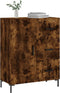 vidaXL - Dressoir - 69,5x34x90 - cm - bewerkt - hout - gerookt - eikenkleurig