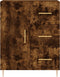 vidaXL - Dressoir - 69,5x34x90 - cm - bewerkt - hout - gerookt - eikenkleurig