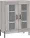 vidaXL - Dressoir - 69,5x34x90 - cm - bewerkt - hout - grijs - sonoma - eikenkleurig