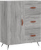 vidaXL - Dressoir - 69,5x34x90 - cm - bewerkt - hout - grijs - sonoma - eikenkleurig