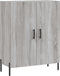 vidaXL - Dressoir - 69,5x34x90 - cm - bewerkt - hout - grijs - sonoma - eikenkleurig