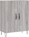 vidaXL - Dressoir - 69,5x34x90 - cm - bewerkt - hout - grijs - sonoma - eikenkleurig