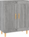 vidaXL - Dressoir - 69,5x34x90 - cm - bewerkt - hout - grijs - sonoma - eikenkleurig