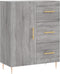 vidaXL - Dressoir - 69,5x34x90 - cm - bewerkt - hout - grijs - sonoma - eikenkleurig