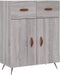 vidaXL - Dressoir - 69,5x34x90 - cm - bewerkt - hout - grijs - sonoma - eikenkleurig