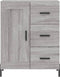 vidaXL - Dressoir - 69,5x34x90 - cm - bewerkt - hout - grijs - sonoma - eikenkleurig