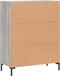 vidaXL - Dressoir - 69,5x34x90 - cm - bewerkt - hout - grijs - sonoma - eikenkleurig