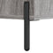 vidaXL - Dressoir - 69,5x34x90 - cm - bewerkt - hout - grijs - sonoma - eikenkleurig