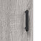 vidaXL - Dressoir - 69,5x34x90 - cm - bewerkt - hout - grijs - sonoma - eikenkleurig