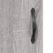 vidaXL - Dressoir - 69,5x34x90 - cm - bewerkt - hout - grijs - sonoma - eikenkleurig