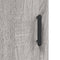 vidaXL - Dressoir - 69,5x34x90 - cm - bewerkt - hout - grijs - sonoma - eikenkleurig