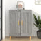 vidaXL - Dressoir - 69,5x34x90 - cm - bewerkt - hout - grijs - sonoma - eikenkleurig