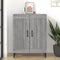 vidaXL - Dressoir - 69,5x34x90 - cm - bewerkt - hout - grijs - sonoma - eikenkleurig