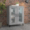 vidaXL - Dressoir - 69,5x34x90 - cm - bewerkt - hout - grijs - sonoma - eikenkleurig