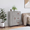 vidaXL - Dressoir - 69,5x34x90 - cm - bewerkt - hout - grijs - sonoma - eikenkleurig