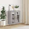 vidaXL - Dressoir - 69,5x34x90 - cm - bewerkt - hout - grijs - sonoma - eikenkleurig