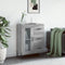 vidaXL - Dressoir - 69,5x34x90 - cm - bewerkt - hout - grijs - sonoma - eikenkleurig