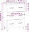 vidaXL - Dressoir - 69,5x34x90 - cm - bewerkt - hout - grijs - sonoma - eikenkleurig