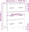 vidaXL - Dressoir - 69,5x34x90 - cm - bewerkt - hout - grijs - sonoma - eikenkleurig