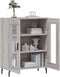 vidaXL - Dressoir - 69,5x34x90 - cm - bewerkt - hout - grijs - sonoma - eikenkleurig