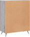 vidaXL - Dressoir - 69,5x34x90 - cm - bewerkt - hout - grijs - sonoma - eikenkleurig