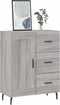 vidaXL - Dressoir - 69,5x34x90 - cm - bewerkt - hout - grijs - sonoma - eikenkleurig