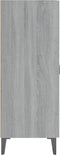 vidaXL - Dressoir - 69,5x34x90 - cm - bewerkt - hout - grijs - sonoma - eikenkleurig