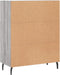 vidaXL - Dressoir - 69,5x34x90 - cm - bewerkt - hout - grijs - sonoma - eikenkleurig