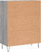 vidaXL - Dressoir - 69,5x34x90 - cm - bewerkt - hout - grijs - sonoma - eikenkleurig