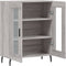 vidaXL - Dressoir - 69,5x34x90 - cm - bewerkt - hout - grijs - sonoma - eikenkleurig