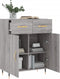vidaXL - Dressoir - 69,5x34x90 - cm - bewerkt - hout - grijs - sonoma - eikenkleurig