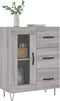 vidaXL - Dressoir - 69,5x34x90 - cm - bewerkt - hout - grijs - sonoma - eikenkleurig