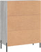 vidaXL - Dressoir - 69,5x34x90 - cm - bewerkt - hout - grijs - sonoma - eikenkleurig