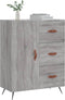 vidaXL - Dressoir - 69,5x34x90 - cm - bewerkt - hout - grijs - sonoma - eikenkleurig