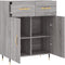 vidaXL - Dressoir - 69,5x34x90 - cm - bewerkt - hout - grijs - sonoma - eikenkleurig