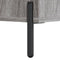 vidaXL - Dressoir - 69,5x34x90 - cm - bewerkt - hout - grijs - sonoma - eikenkleurig