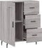 vidaXL - Dressoir - 69,5x34x90 - cm - bewerkt - hout - grijs - sonoma - eikenkleurig