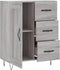 vidaXL - Dressoir - 69,5x34x90 - cm - bewerkt - hout - grijs - sonoma - eikenkleurig