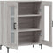 vidaXL - Dressoir - 69,5x34x90 - cm - bewerkt - hout - grijs - sonoma - eikenkleurig