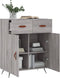 vidaXL - Dressoir - 69,5x34x90 - cm - bewerkt - hout - grijs - sonoma - eikenkleurig