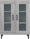 vidaXL - Dressoir - 69,5x34x90 - cm - bewerkt - hout - grijs - sonoma - eikenkleurig